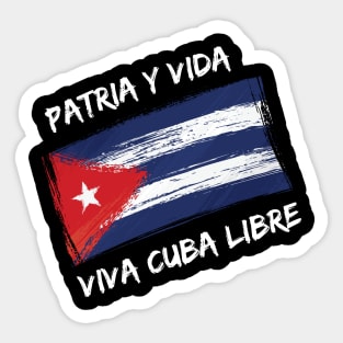 Patria Y Vida - Viva Cuba Libre! Sticker